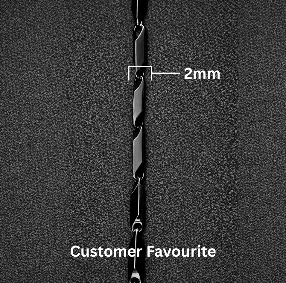 Black Bamboo Bracelet (20 cm)