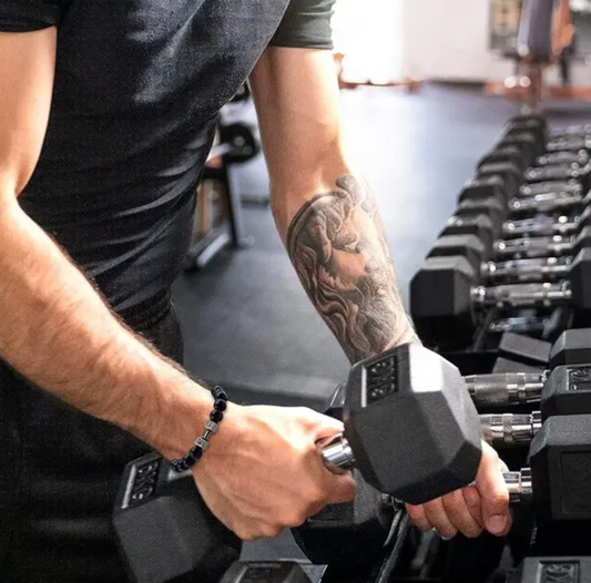 Dumbbell Bracelet - THE STERLING FORGE