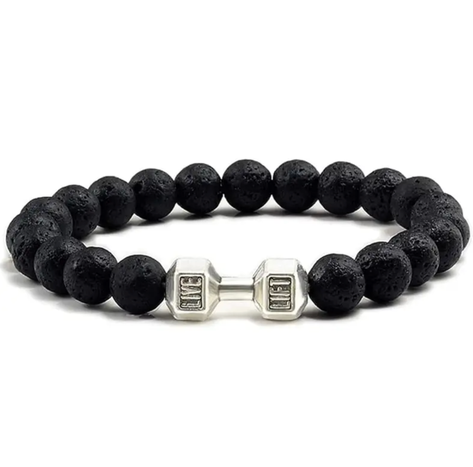 Dumbbell Bracelet - THE STERLING FORGE