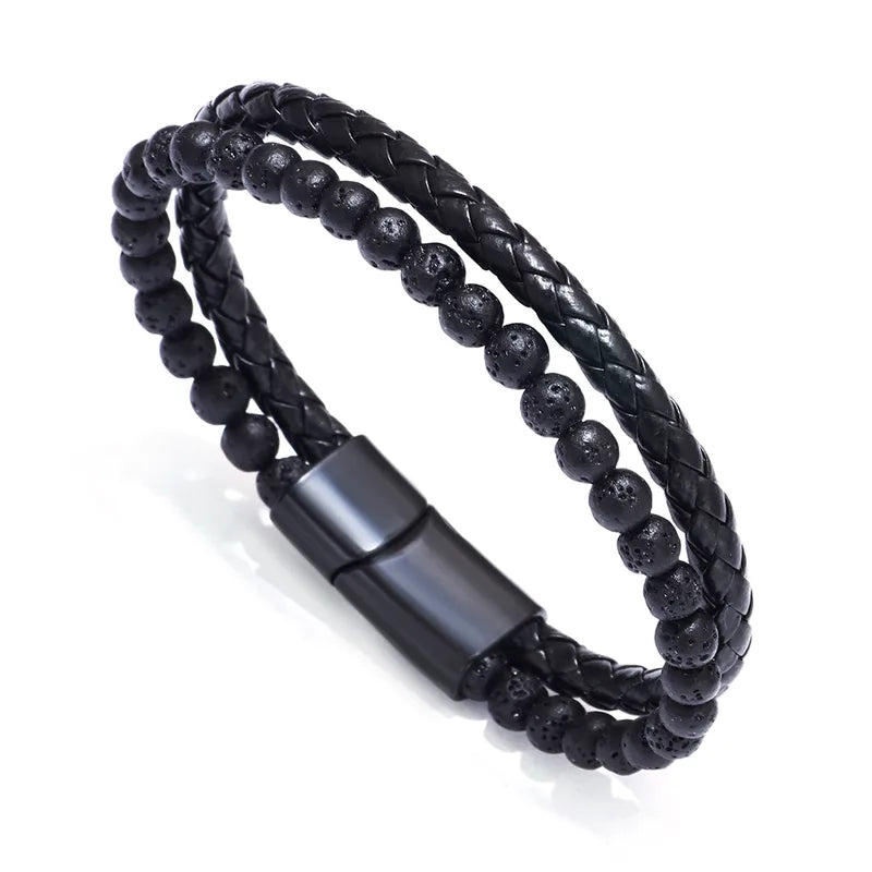 The BlackBead Bracelet - THE STERLING FORGE