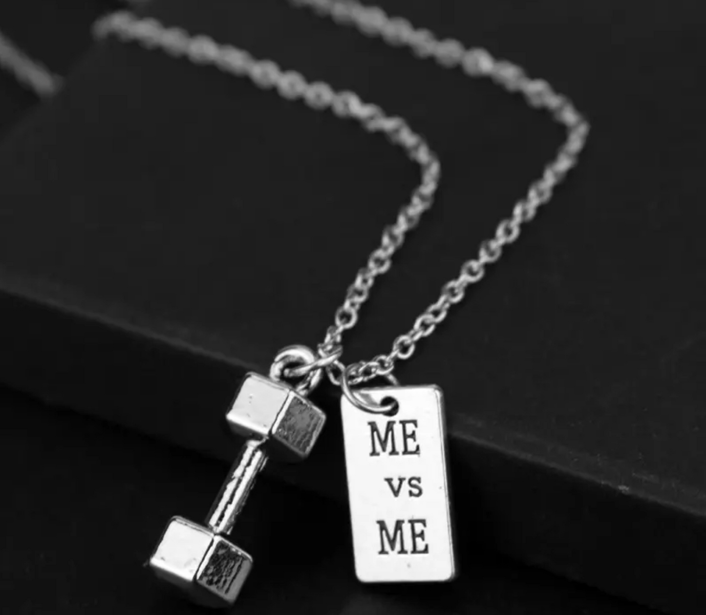 Dumbbell Pendant - THE STERLING FORGE