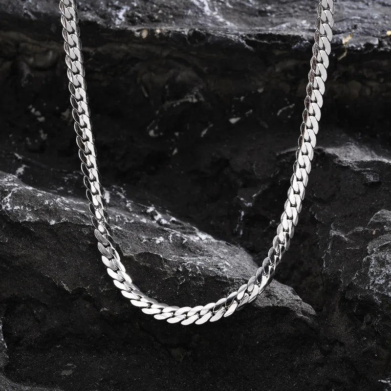 The Chrome Line Chain - THE STERLING FORGE