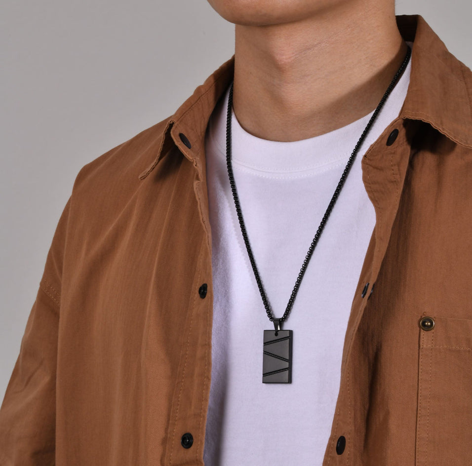The EdgeLine Pendant - THE STERLING FORGE