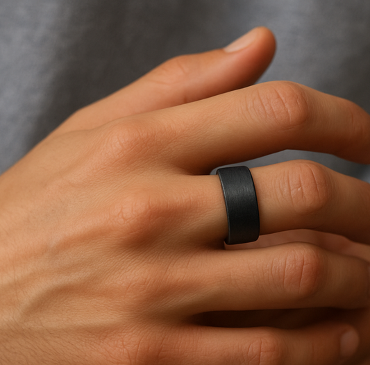 Matte Black Ring