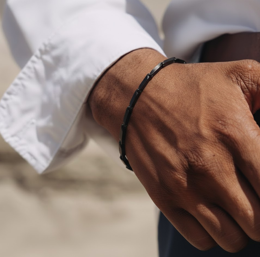 Black Bamboo Bracelet