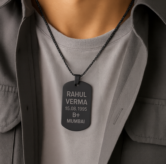 Custom Military Dog Tag - THE STERLING FORGE