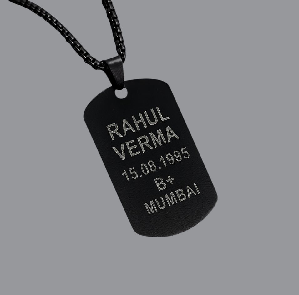 Custom Military Dog Tag - THE STERLING FORGE