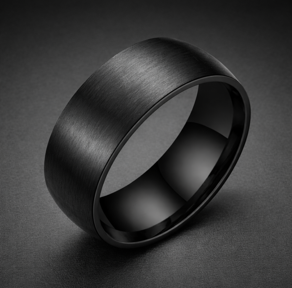 Matte Black Ring