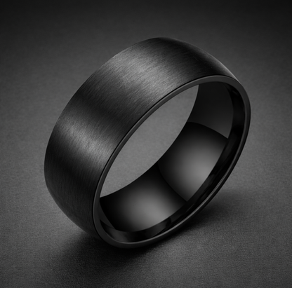 Matte Black Ring