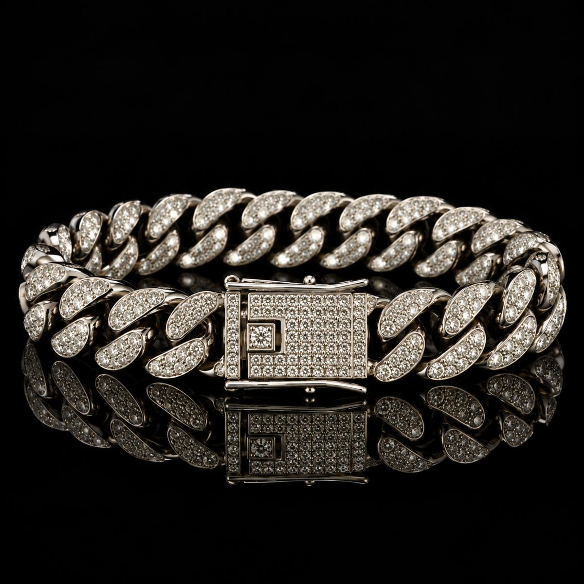 The Iced Cuban Bracelet