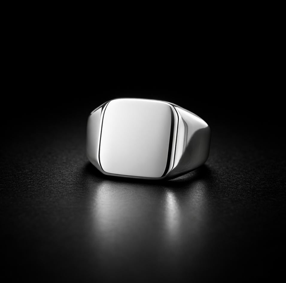 Smooth square top Ring