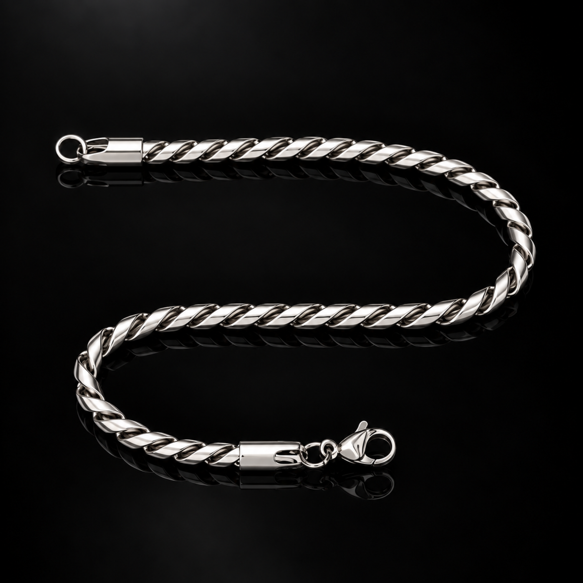 Steel Link Bracelet