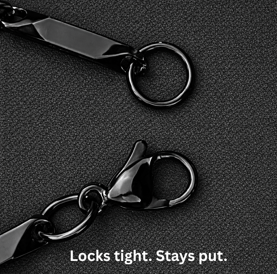 Black Bamboo Bracelet (20 cm)