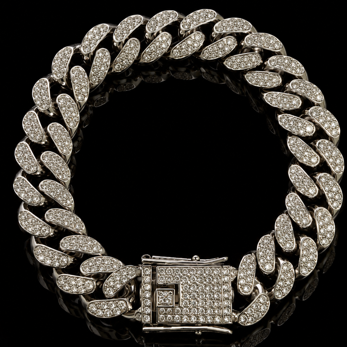 The Iced Cuban Bracelet