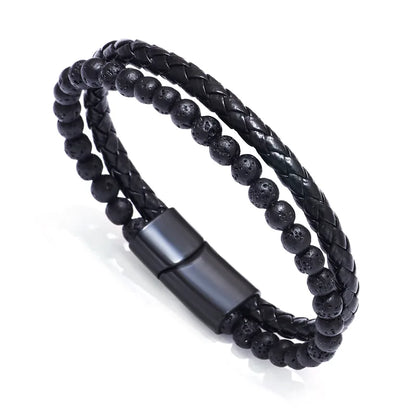 The BlackBead Bracelet - THE STERLING FORGE