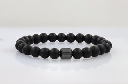 The Slate Beads Bracelet - THE STERLING FORGE