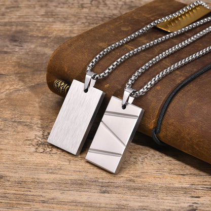 The EdgeLine Pendant - THE STERLING FORGE