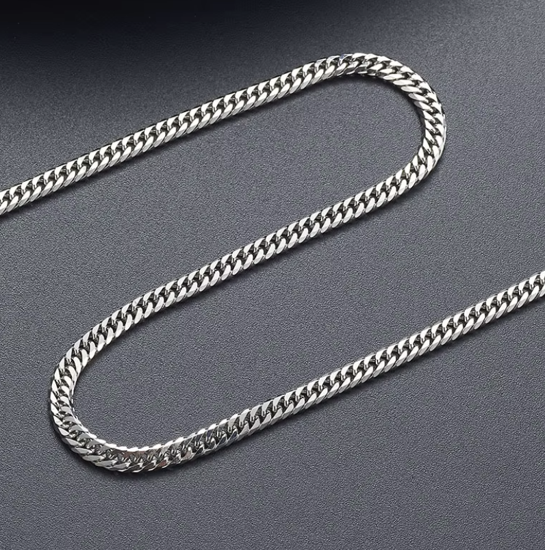 4mm Cuban Chain - THE STERLING FORGE