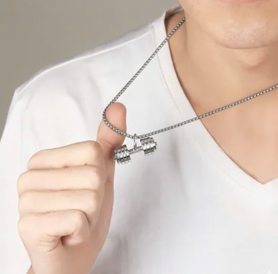 The Barbell Pendant