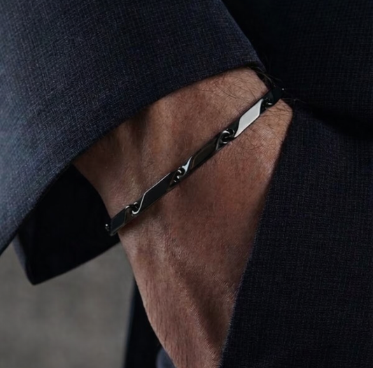 Black Bamboo Bracelet (20 cm)