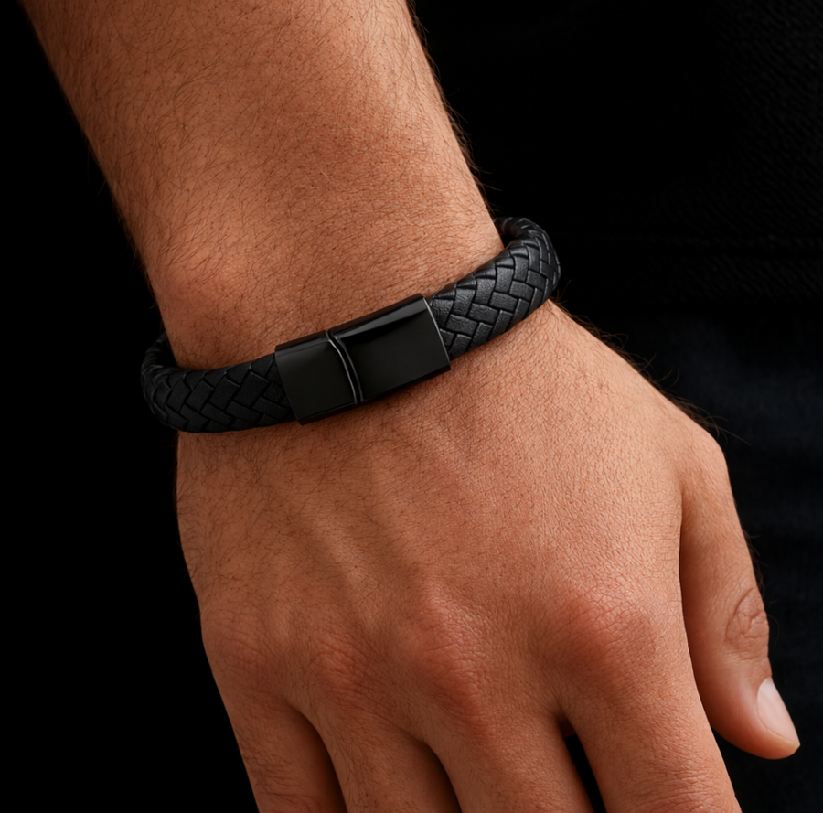 Leather bracelet